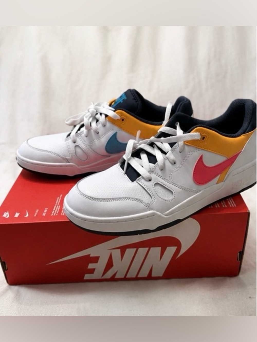 Nike Force 58 Low White Multicolor Sneakers Men’s Size 10 NIB
